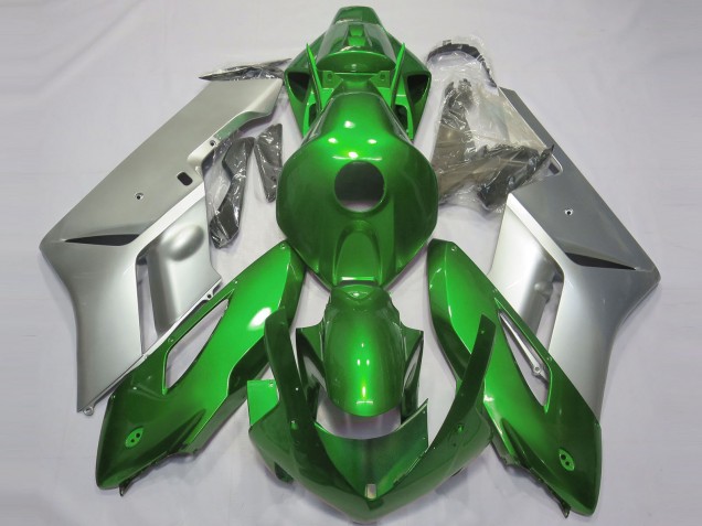 2004-2005 Honda CBR1000RR Motorcycle Fairings - Silver Green
