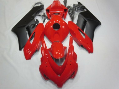 2004-2005 Honda CBR1000RR Motorcycle Fairings - Red Matte Black