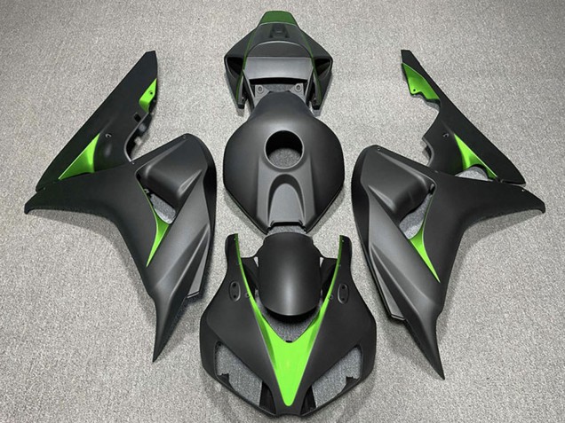 2006-2007 Honda CBR1000RR Motorcycle Fairings - Matte Black Green