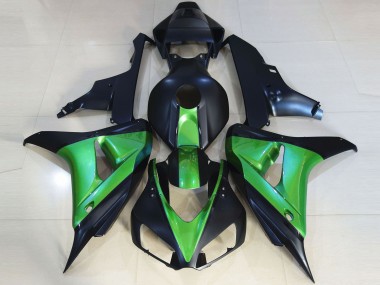 2006-2007 Honda CBR1000RR Motorcycle Fairings - Green Matte Dark Blue