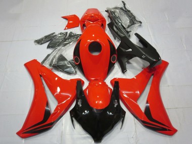 2008-2011 Honda CBR1000RR Motorcycle Fairings - Red Glossy Black