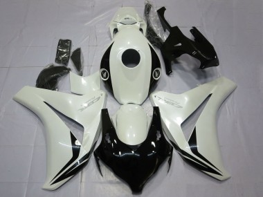 2008-2011 Honda CBR1000RR Motorcycle Fairings - Pearl White Glossy Black