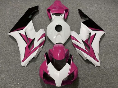 2004-2005 Honda CBR1000RR Motorcycle Fairings - Pink White Glossy Black