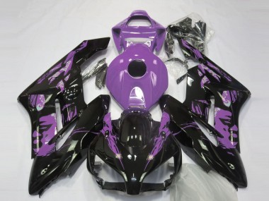 2004-2005 Honda CBR1000RR Motorcycle Fairings - Light Purple Glossy Black Le Mis