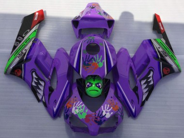 2004-2005 Honda CBR1000RR Motorcycle Fairings - Purple Green Black Red Shark