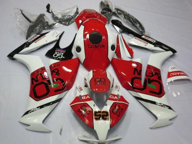 2012-2016 Honda CBR1000RR Motorcycle Fairings - White Red Go&Fun