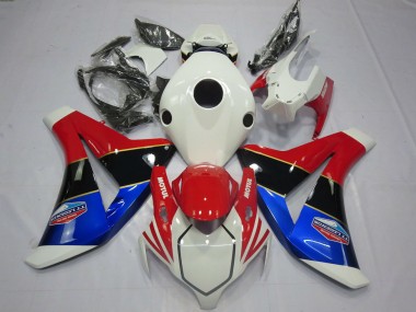 2008-2011 Honda CBR1000RR Motorcycle Fairings - White Red Blue Glossy Black