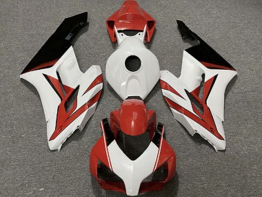 2004-2005 Honda CBR1000RR Motorcycle Fairings - White Red Glossy Black