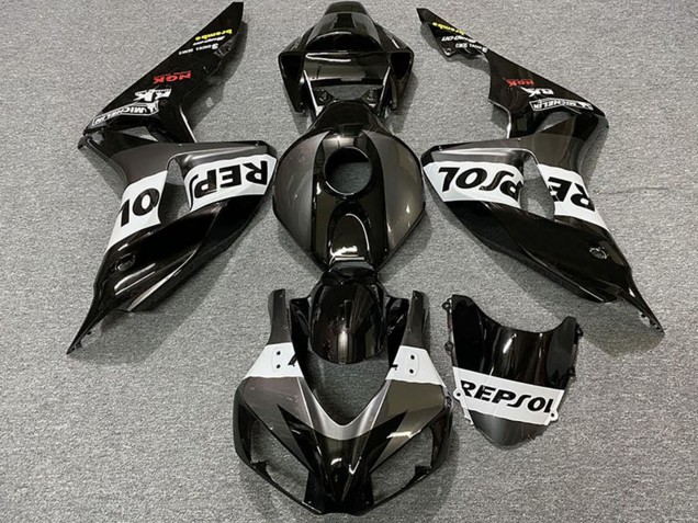 2006-2007 Honda CBR1000RR Motorcycle Fairings - Grey White Glossy Black Repsol