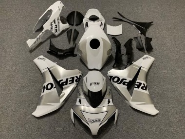 2008-2011 Honda CBR1000RR Motorcycle Fairings - White Silver Black Repsol