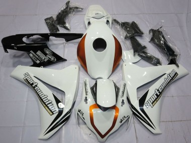 2008-2011 Honda CBR1000RR Motorcycle Fairings - White Red Glossy Black Sport Evolution