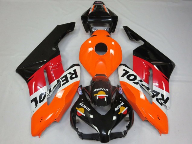 2004-2005 Honda CBR1000RR Motorcycle Fairings - Orange White Red Glossy Black Repsol