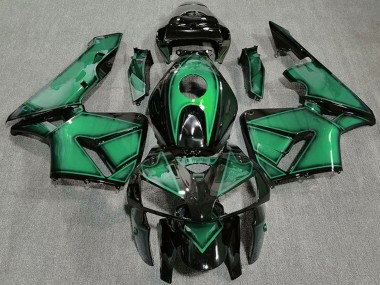 2005-2006 Honda CBR600RR Motorcycle Fairings - Deep Light Green