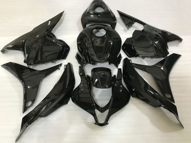 2009-2012 Honda CBR600RR Motorcycle Fairings - Glossy Black