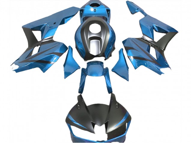 2013-2023 Honda CBR600RR Motorcycle Fairings - Light Blue Matte Black