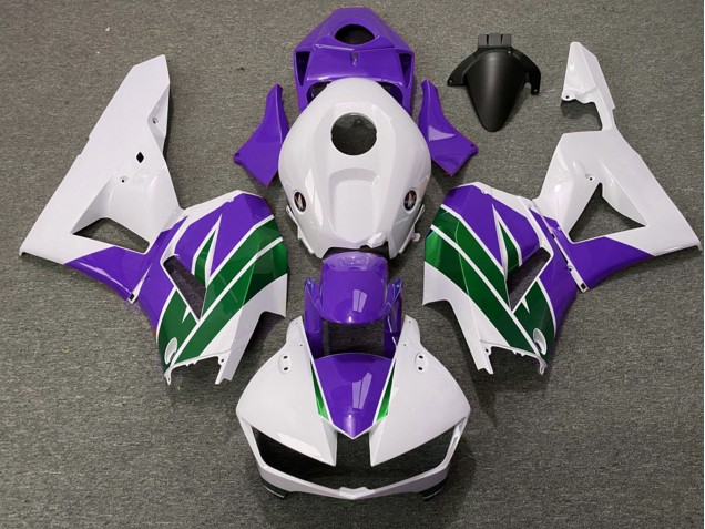2013-2023 Honda CBR600RR Motorcycle Fairings - White Purple Green