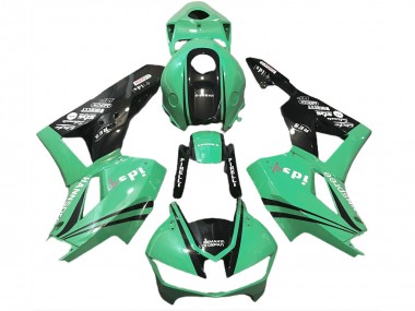 2013-2023 Honda CBR600RR Motorcycle Fairings - Green Glossy Black