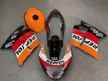 1996-2007 Honda CBR1100XX Blackbird Motorcycle Fairings - Orange White Red Glossy Black Repsol