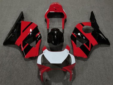 2002-2003 Honda CBR954RR Motorcycle Fairings - Red White Glossy Black OEM Style