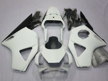 2002-2003 Honda CBR954RR Motorcycle Fairings - White Glossy Black