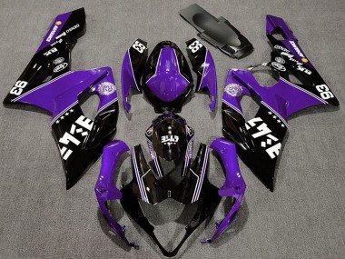 2005-2006 Suzuki GSXR 1000 Motorcycle Fairings - Purple Glossy Black White