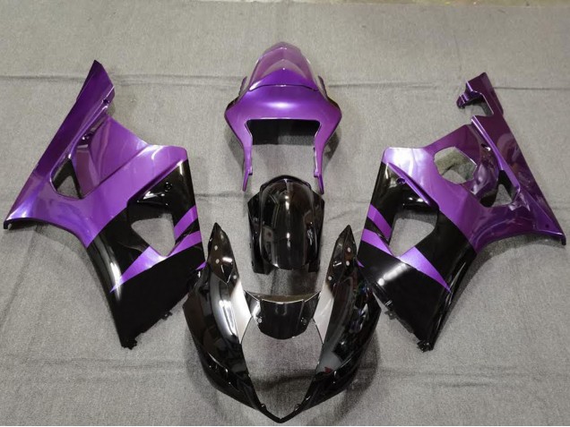 2003-2004 Suzuki GSXR 1000 Motorcycle Fairings - Purple Glossy Black