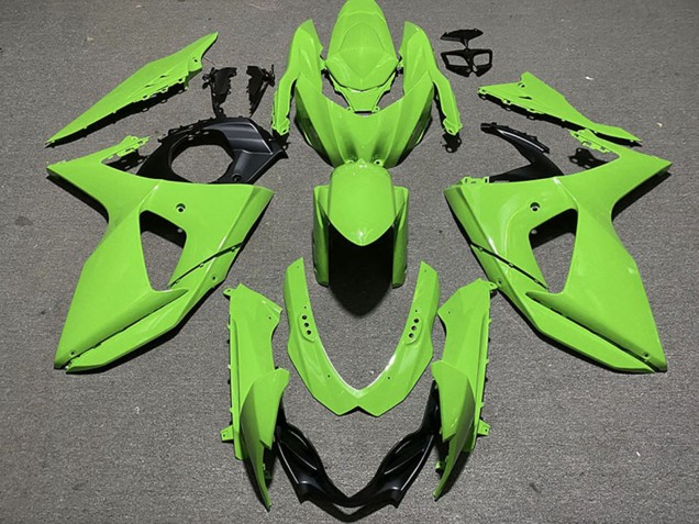 2009-2016 Suzuki GSXR 1000 Motorcycle Fairings - Green Black