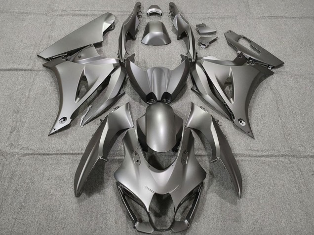 2017-2024 Suzuki GSXR 1000 Motorcycle Fairings - Matte Gunmetal Grey