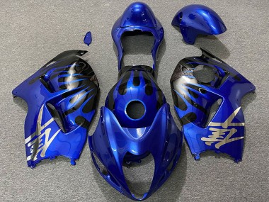 1996-2007 Suzuki GSXR 1300 Motorcycle Fairings - Deep Blue and Black