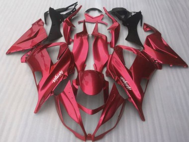 2016-2020 Kawasaki ZX10R Motorcycle Fairings - Glossy Candy Red