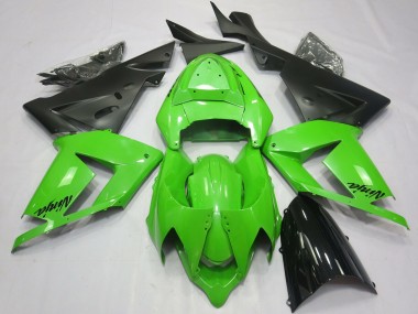 2004-2005 Kawasaki ZX10R Motorcycle Fairings - Total Green