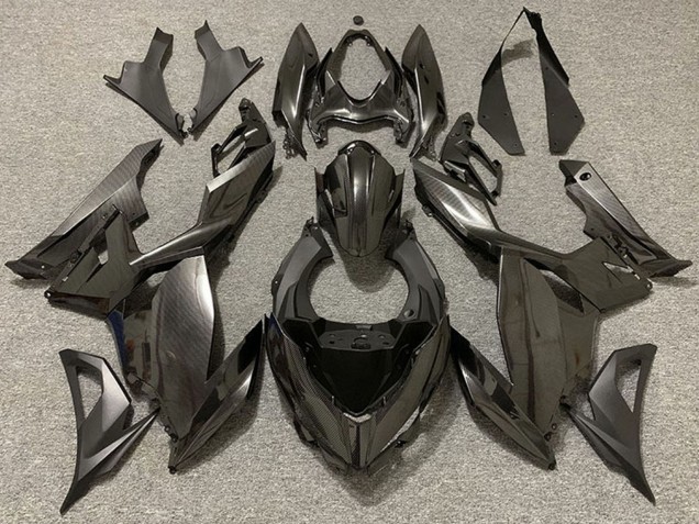 2018-2024 Kawasaki Ninja 400 Motorcycle Fairings - Carbon Fiber Style