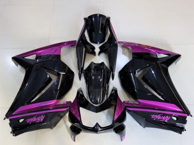 2008-2012 Kawasaki Ninja 250 Motorcycle Fairings - Glossy Black Purple