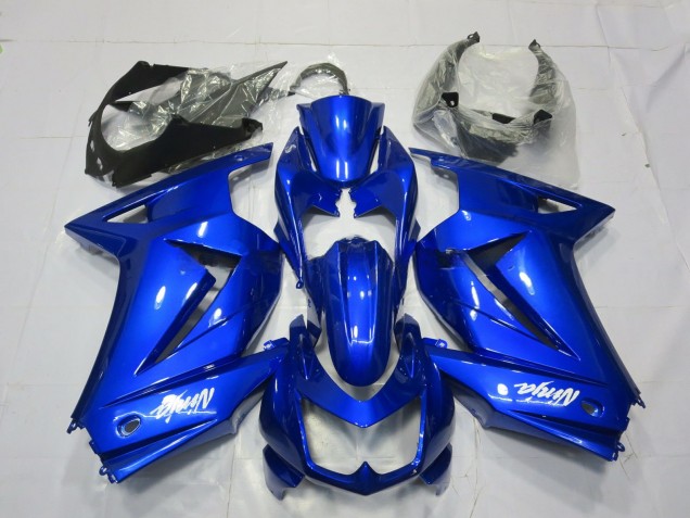 2008-2012 Kawasaki Ninja 250 Motorcycle Fairings - Blue White Ninja