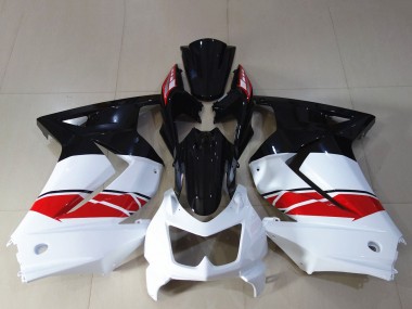 2008-2012 Kawasaki Ninja 250 Motorcycle Fairing - White Red Glossy Black