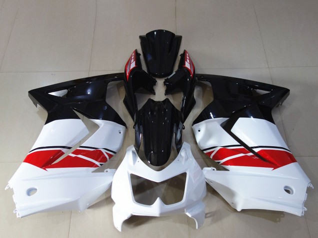 2008-2012 Kawasaki Ninja 250 Motorcycle Fairing - White Red Glossy Black