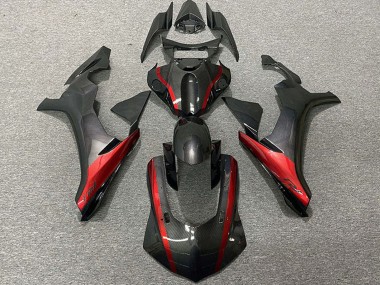 2015-2019 Yamaha R1 Motorcycle Fairings - Carbon Fiber Style Red