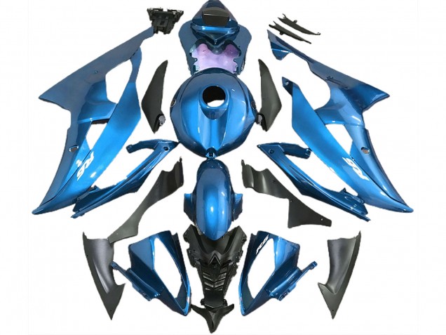 2008-2016 Yamaha R6 Motorcycle Fairings - Sky Blue