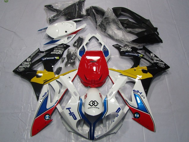 2009-2014 BMW S1000RR Motorcycle Fairings - White Yellow Red Black Blue HP