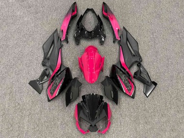 2018-2024 Kawasaki Z400 Motorcycle Fairings - Matte Black Bright Pink