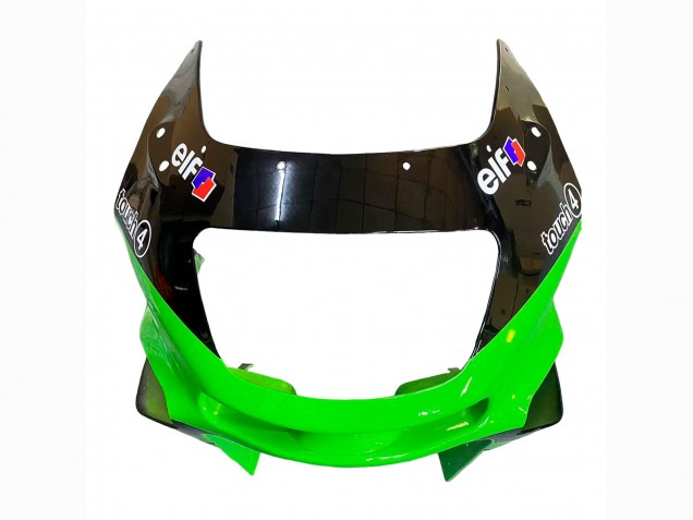 1998-2003 Kawasaki ZZR600 Motorcycle Fairings - Green Black Monster Elf