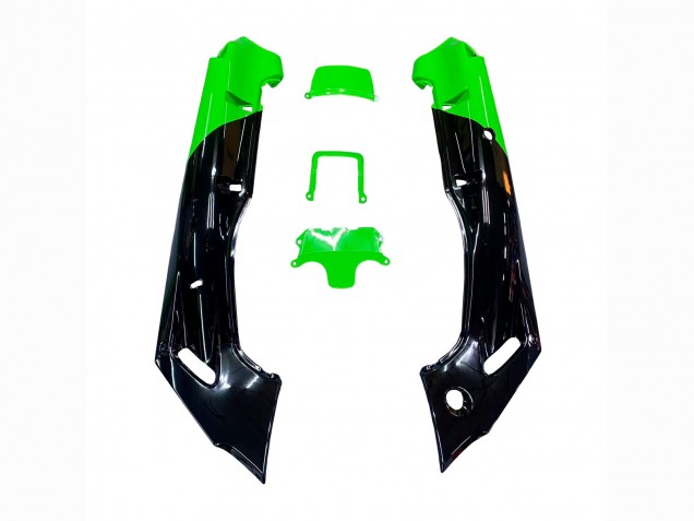 1998-2003 Kawasaki ZZR600 Motorcycle Fairings - Green Black Monster Elf