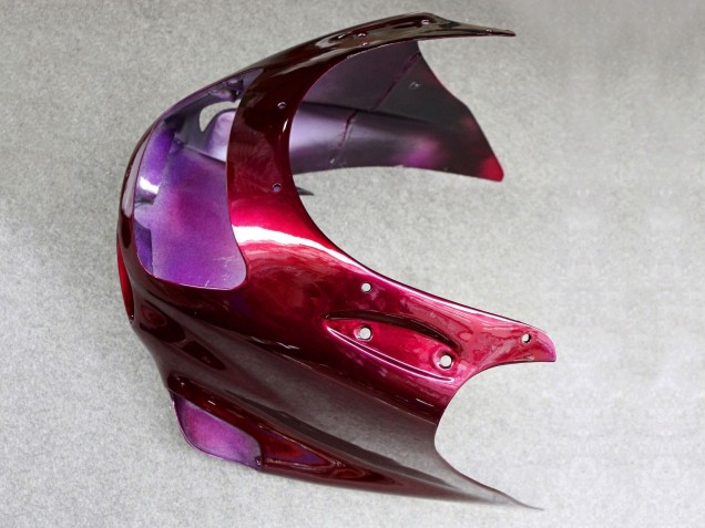 1993-2003 Kawasaki ZZR1100 Motorcycle Fairing - Dark Red