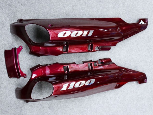 1993-2003 Kawasaki ZZR1100 Motorcycle Fairing - Dark Red