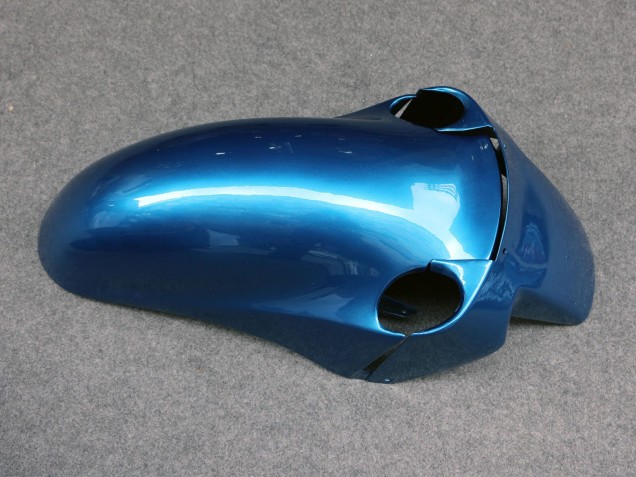 1993-2003 Kawasaki ZZR1100 Motorcycle Fairings - Glossy Blue Grey