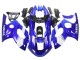 1996-2007 Yamaha YZF600R Thundercat Motorcycle Fairing - Blue White Silver