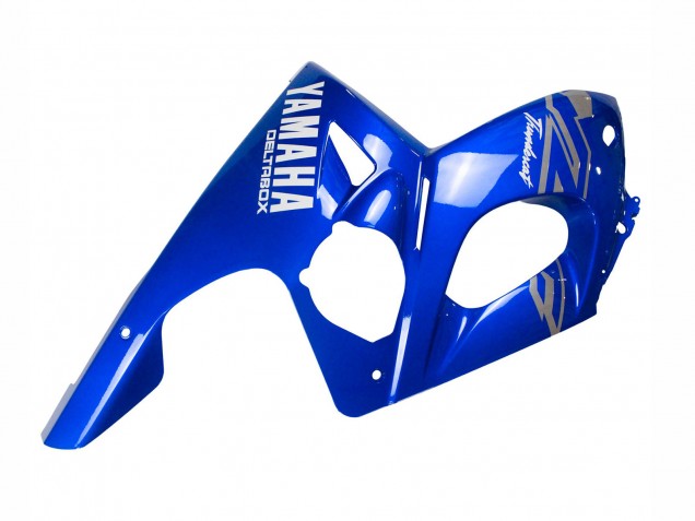 1996-2007 Yamaha YZF600R Thundercat Motorcycle Fairings - Blue White Silver