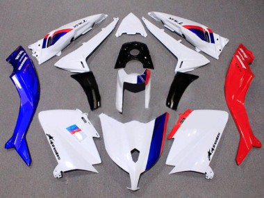 2012-2014 Yamaha TMAX530 Motorcycle Fairing - White Red Blue