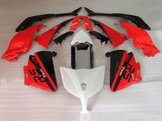 2012-2014 Yamaha TMAX530 Motorcycle Fairings - White Red Black