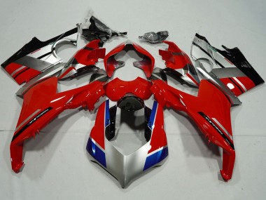 2018-2019 Ducati Panigale V4 V4S Motorcycle Fairings - Silver Red Blue Glossy Black